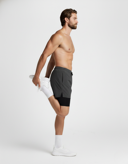 Le Short 2-en-1 Mains Libres – Avec Poche Téléphone Intégrée